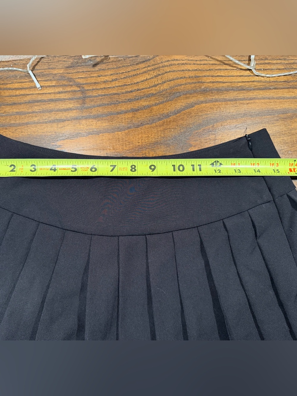 Emerson Lang Modern Pleated Mini Skirt in black - Picture 7 of 8